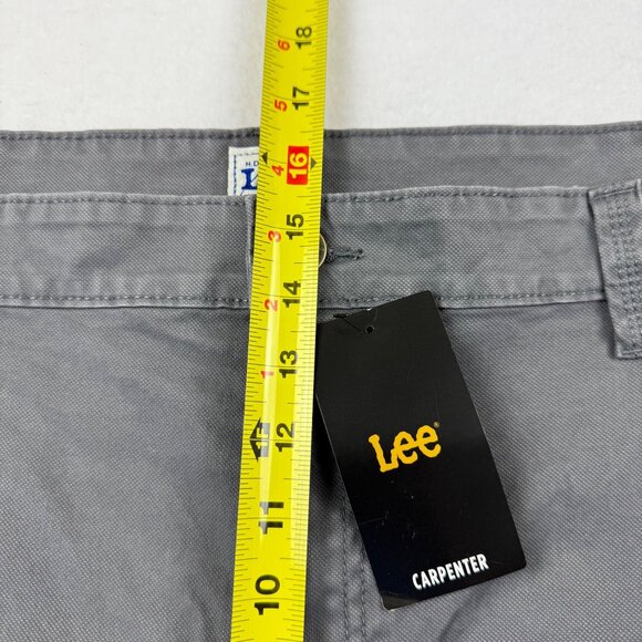 Lee Workwear Men's Painters Grey Pocket Tool Heavy Duty Carpenter Shorts 46 NWT - Picture 9 of 11